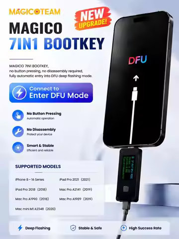 Magico 7 in 1 BootKey Universal Repair Cable Bootkey to Flashing, Recovery, Engineering Mode, Downlo
