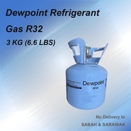 Dewpoint Refrigerant Gas R32 3 KG (6.6 LBS)