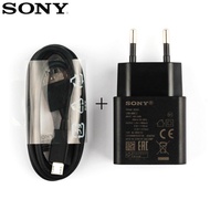 [ร้อน] ที่ชาร์จอะแดปเตอร์ชาร์จเร็ว Sony UCH10 SuoniXperia XZ Pro X XZ1 C5 Z5 E5เป็นพิเศษ E6883 X ประสิทธิภาพ F3113 G8342 XZ1 P สาย USB