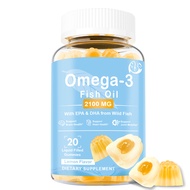 MAMA BEAUTY Omega 3 Fish Oil Gummies น้ํามันปลา กัมมี่ Help บํารุงสมอง บํารุงสายตา มี EPA และ DHA Le