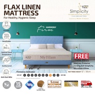 King Koil Simplicity Harmony Firm Flax Linen Mattress for Healthy, Hygienic Sleep