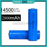 14500 2800mAh 3.7v AA bateri BOLEH CHARGEBOLE