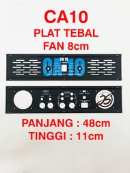 PLAT COVER CA10 (1 SET) PREMIUM BOX PANEL CA 10 BOX PANEL DEPAN BELAKANG POWER AMPLIFIER CLASS H Har