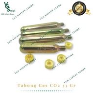 PROMO TABUNG GAS CO2 33GR REFILL FOR INFLATABLE LIFE JACKET + PILL OTOMATIS - Spirite