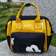 2023∏✵❒ Japan mickey three with lotte anello mommy backpack hand the bill of lading shoulder bag