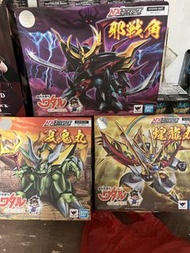 Bandai NXEDGE STYLE Mashin Unit Robot Models NX-0057 邪戦角, NX-0064 夏鬼丸,  NX-0062 煌龍丸