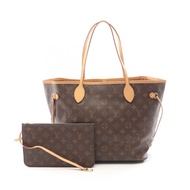 路易威登 Neverfull MM 手提單肩包 M40995 Monogram 皮革 棕色 二手