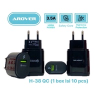 AROVER H-38 FAST CHARGING 3.5A ADAPTOR - Charger Head 1 Box contains 10 pcs