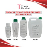 Special Denatured Perfume Grade Ethanol 95% | Alcohol for Perfume N Fragrance 100ML | 500ML | 1L