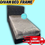 eHauz Single / Super Single / Queen / King Bed Katil Velvet Divan Bed/ Katil murah Divan/ Cheap Diva
