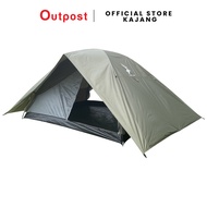 Deer Creek 6 Person Double Layer Typhoon Dome Tent Army Green | Khemah 6 orang