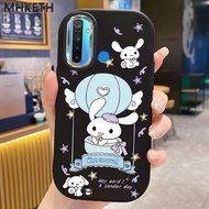MHKETH Case For Realme 5 5i 5s 6i C3 C3i Cute And Sweet Design Moving Phone