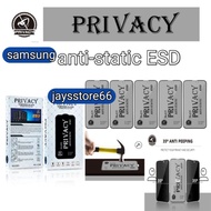 PRIVACY ANTI-STATIC ESD temperedglass spy glass for samsung a14 a50 a50s a51 a55 A05 a05s a58 a3x a6