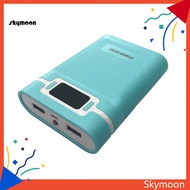 Skym* Portable 4 Slot LCD Display DIY Power Bank Case Box 18650 Battery Charger Holder