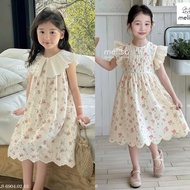 Super quality Melisa embossed floral dress 8-35kg