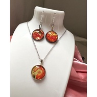 Set Jewelry- Jewelry Earrings-Earring-DIY/HandmadeJWE-Earring TY-L1-36/Necklace-Necklace-DIY/Handmad