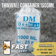 Thinwall Container DM 1000ml (1 Dus : 150pcs)