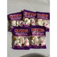 Combo of 5 packs of Chamallows Lollipops with Haribo chocolate filling, 62g x 5 packs