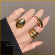 ROX Pack of 3 Elegant Rings Adjustable Rings Wedding Rings Geometric Dating Rings Open Rings  for Wo