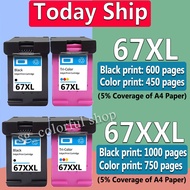 For HP 67 HP 67XL HP 67XXL Ink Cartridge HP67XL Ink Cartridge For HP 2700 2330,2720, 2332, 2722, 272