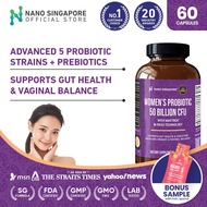 Women's Probiotic 50 Billion CFU w/ Maktrek | Supports Gut Health & Vaginal Balance (60 Caps)