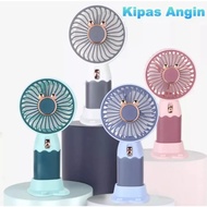 Portable Mini Handheld Fan USB Rechargeable Portable Mini Fan Small Usb Fan Kipas Pegang Kecik Porta
