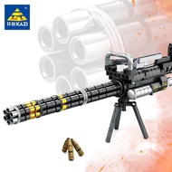 Lego Genuine Kaizhi Style Building Block Name Plan Gatling AWM Sniper Step Model Assembly 9.24K