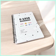 ◫ A5 Notebook Gcash / E-Load Transaction Record