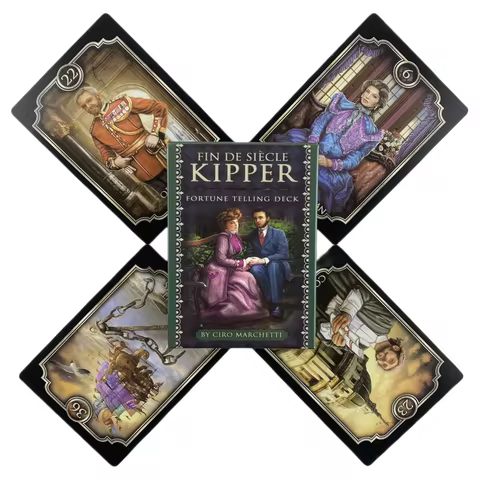 Fin De Siecle Kipper Fortune Telling Deck Oracle Cards Classic Wisdom Divination Visions Tarot Board