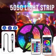 Strip Lights led Usb 5050 rgb 16Colours Changing Remote APP Control for Bedroom Living Room TV Kitch