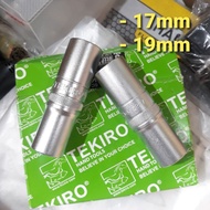 MATA TEKIRO 17mm 19mm LONG SOCKET BIT 6pt 1/ 2" 17 19 mm shock socket wrench