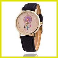✅ ◹ ❂ Luckin Mart Geneva leather Wrist Watch Dream catcher Watch