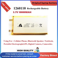 1260110 Li Polymer Battery For Replacement Backup PowerBank Headset Bluetooth Device Portable Printe