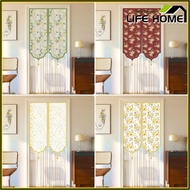 Thin Gauze Door Curtain Partition Curtain Cover The Door Curtain French Chiffon Curtain Home Room Be