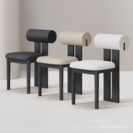 Hippopotamus Dining Chair Luxury French Style Upholstered Chair Unique Solid Wood Dining Chair Antiq