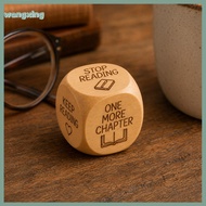 wangxingstore.tw 1/2Pcs Wooden Reading Decision Dice, 6-Sided Decision-Making Dice for Bookworms, Re