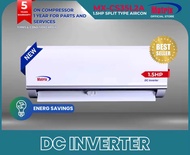 Matrix 1.5HP Inverter Split Type Aircon  - Home Appliances - Efficient Cooling, Quiet Operation, Turbo Cooling - Comfortable Living Spaces, Energy Saving, Self-Diagnosis