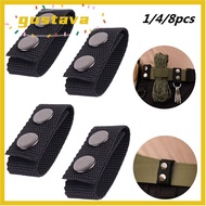 GUSTAVA 1/4/8Pcs Belt Keeper  Double Snaps Outdoor Nylon Strap