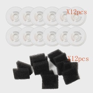 12-Set PETKIT Pet Fountain Replacement Filters for Eversweet 2S/3/3 Pro Solo/Solo2/Solo SE & CYBERTA