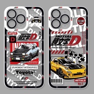 Initial D Phone Case For Xiaomi Redmi 12 12C 13C A2 A1 Plus 7 8 9A 9C 10C 9T K40 Note 12 4G 11 11S 1