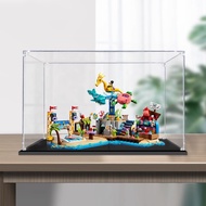 Transparent Acrylic Display Box For Lego41737 Good Friends Beach Amusement Park Handmade Display Cas
