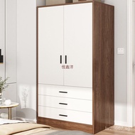 Storage Wardrobe for Rental Apartments Small Apartment Wooden Room Wardrobe Economical Cabinet Home 