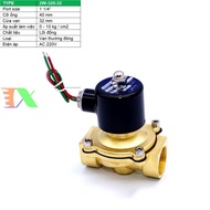 Van điện từ 2W-320-32 1 1/4" Φ42 mm Van điện từ lõi đồng AC 220V Solenoid valve
