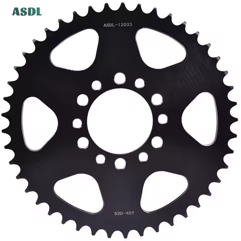 520 45T Motorcycle Rear Chain Sprocket For Suzuki DR 200 DR200 S L7,L8 17-18 DS185 TC185 TS185 1978-