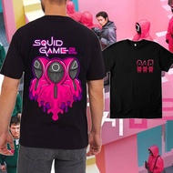Squid Game T Shirt 100% Cotton for Men Women Baju Squid Game Cospaly Clothes