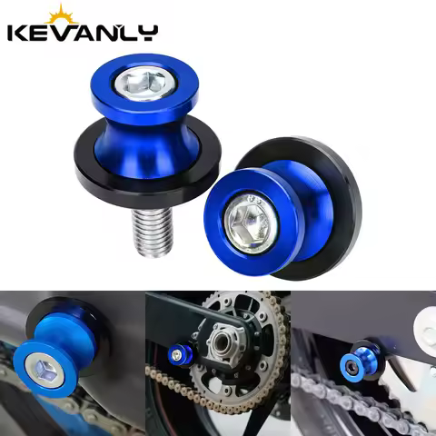 2pcs 8mm 10mm Motorcycle Swingarm Spools Rear Stand Screws Sliders For Kawasaki Ninja 650 Z900 Z650 