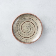 日本美濃燒 - 點心小盤-乳白 - 瑕疵特賣