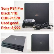 Sony PS4 Pro Black 1TB CUH-7117B