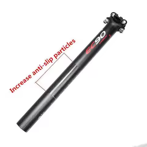 EC90 Carbon Fiber Bicycle Seatpost, MTB and Road Bike Seat Post, Cycling Seatpost, 27.2mm, 30.8mm, 3