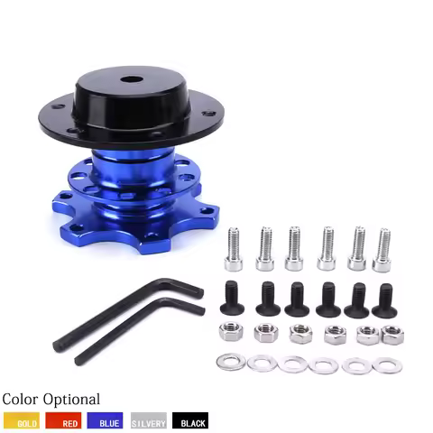 Universal 6 Hole Racing Steering Wheel Quick Release Hub Volante Quick Release Hub Adapter Removable